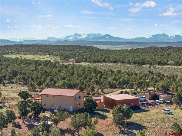 a view of lake and mountain
