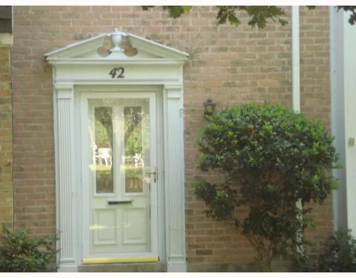 a view of a door