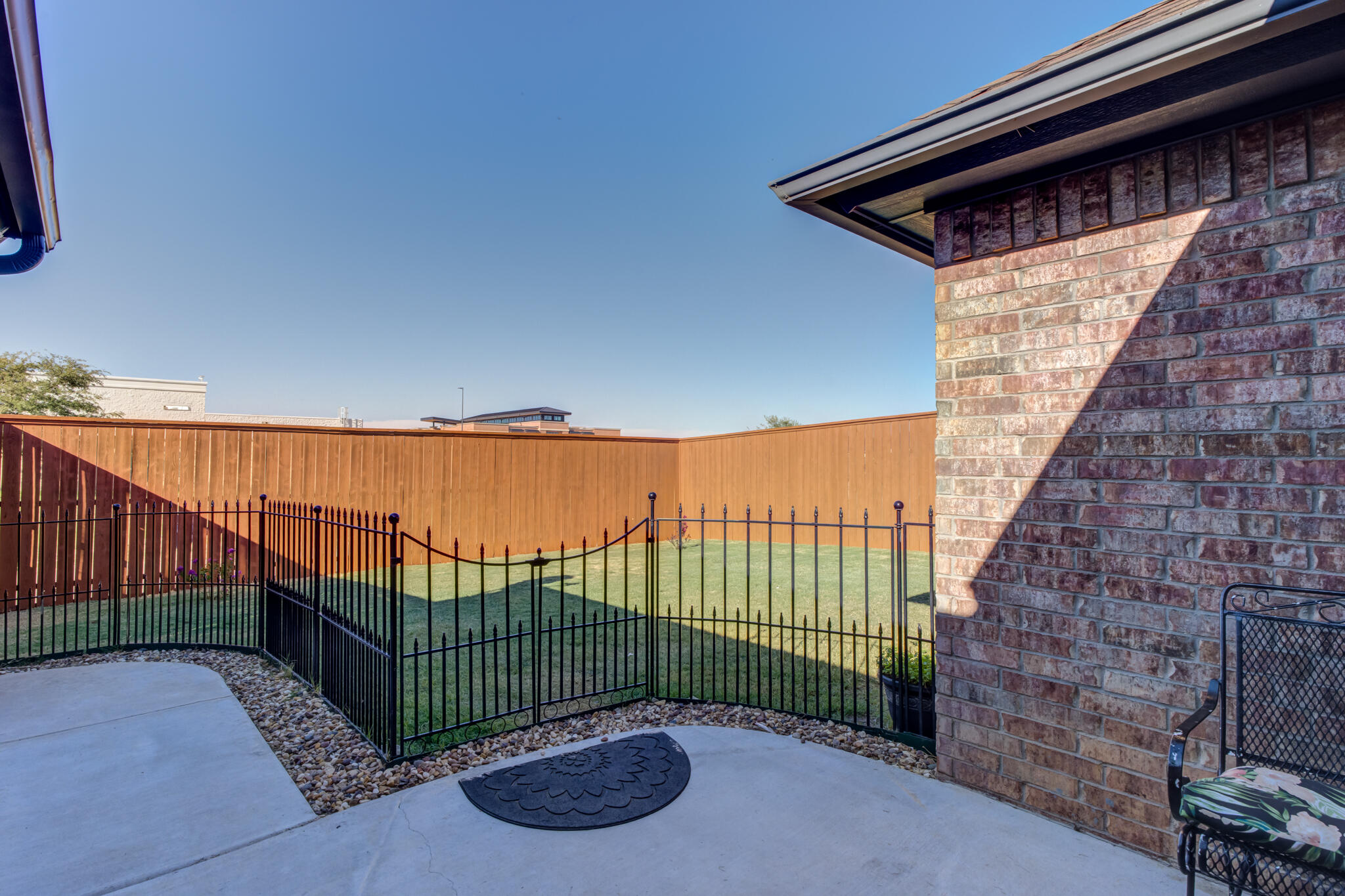 6306 87th Street Lubbock, TX 79424 - Photo 45 of 47 a view of a backyard and a staircase