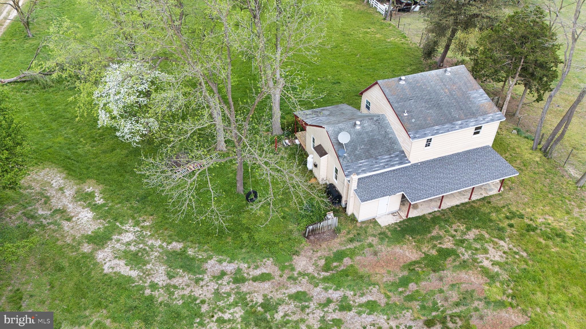324 Jebb Road Camden Wyoming, DE 19934 - Photo 41 of 49 an aerial view of a house with garden space and street view