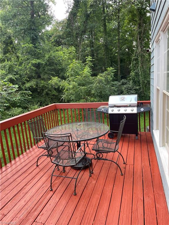 2836 Pickering Road Greensboro, NC 27407 - Photo 15 of 44 Deck off of kitchen