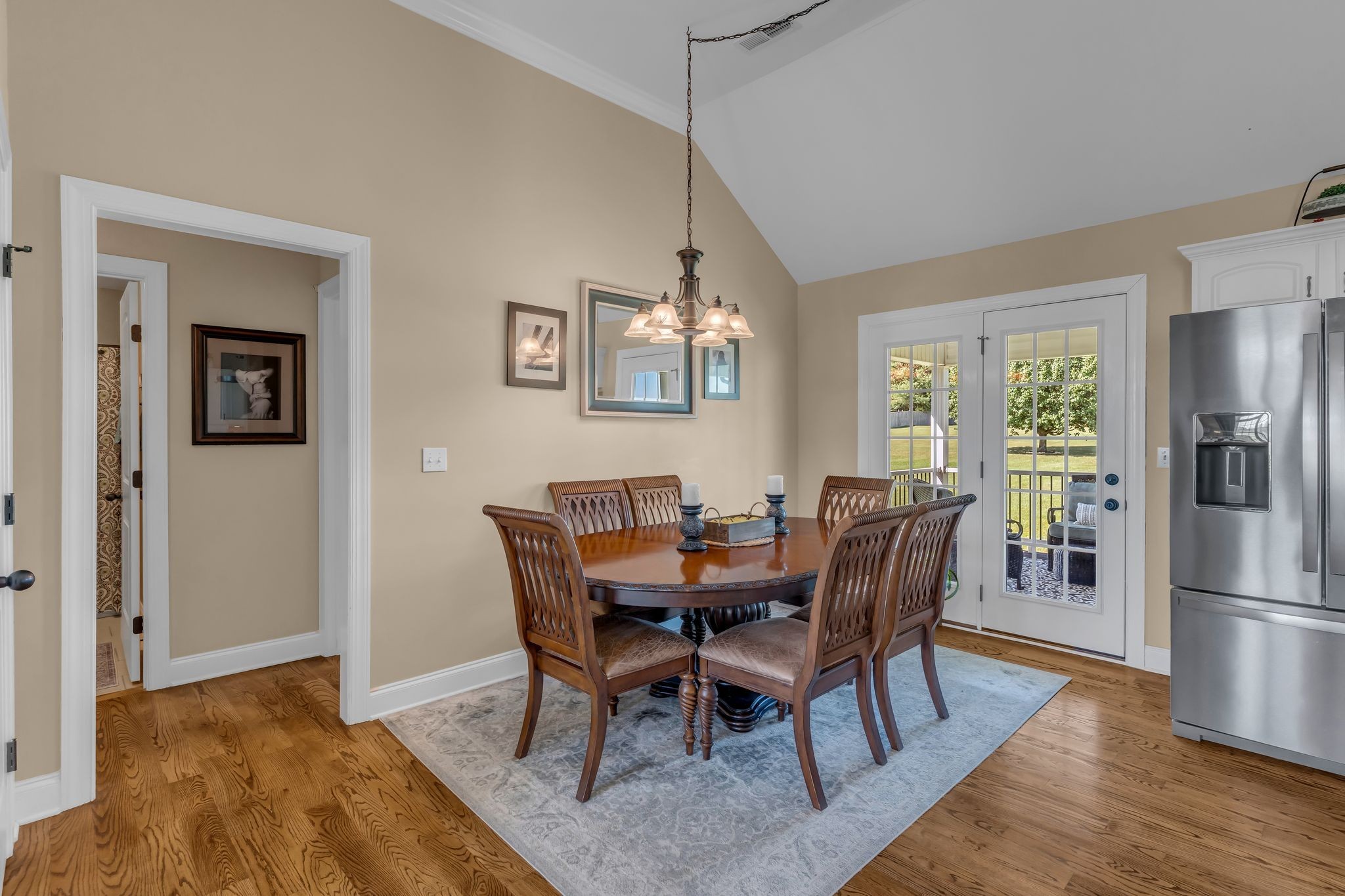 1688 Porter Road Bon Aqua, TN 37025 - Photo 12 of 38 a view of a dining room with furniture window and wooden floor