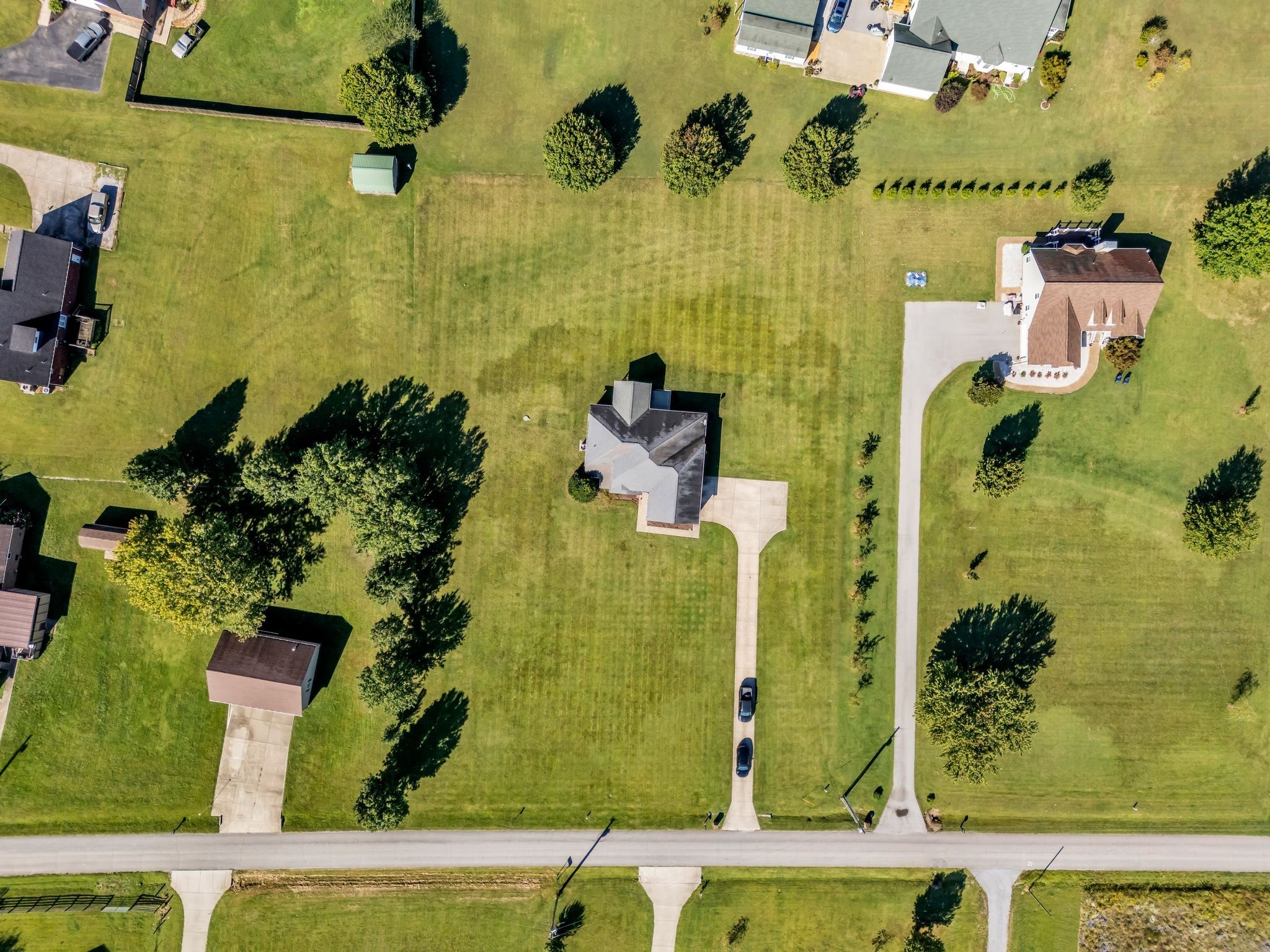 1688 Porter Road Bon Aqua, TN 37025 - Photo 33 of 38 an aerial view of a residential houses with outdoor space
