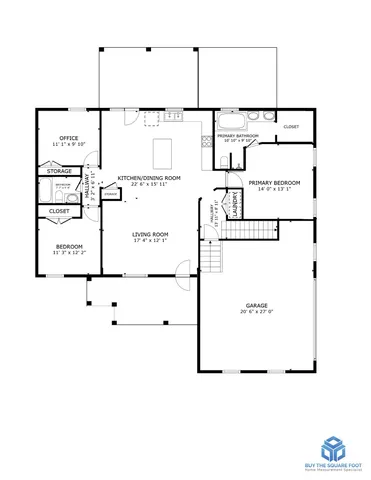 a picture of a bench in a wall