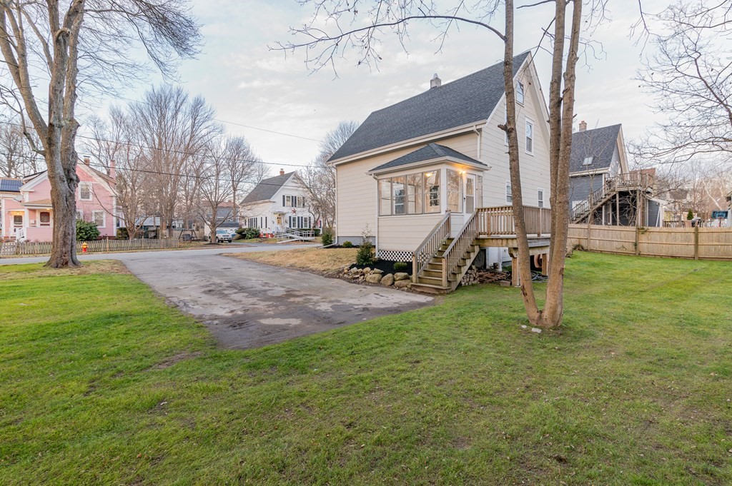36 Cherry Street Whitman, MA 02382 - Photo 21 of 35 a view of a house with backyard