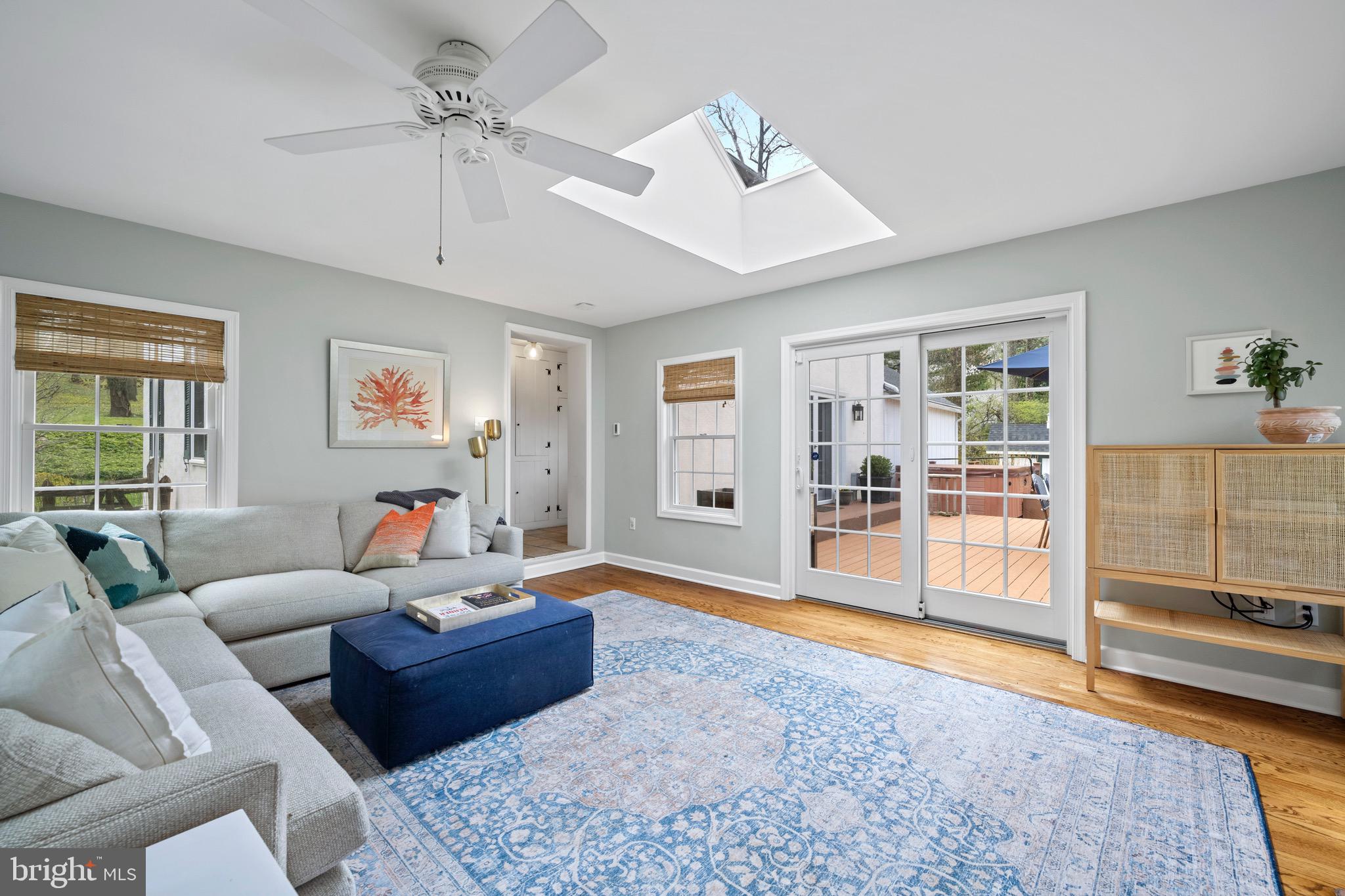 445 Upper Weadley Road Wayne, PA 19087 - Photo 20 of 36 Family Room w/access to Deck