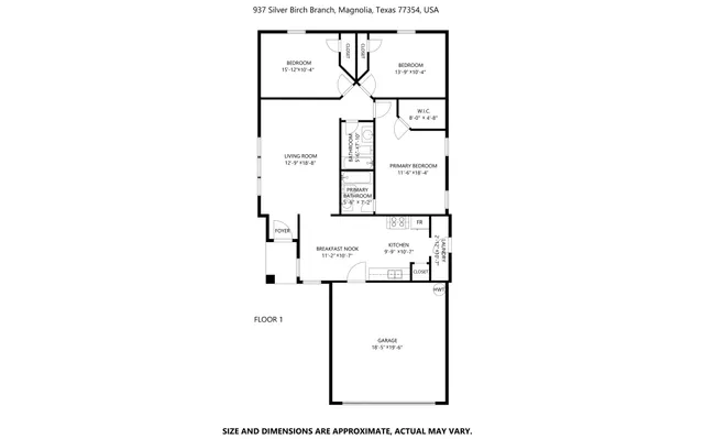 $1,625 | 937 Silver Birch Branch, Magnolia, TX 77354