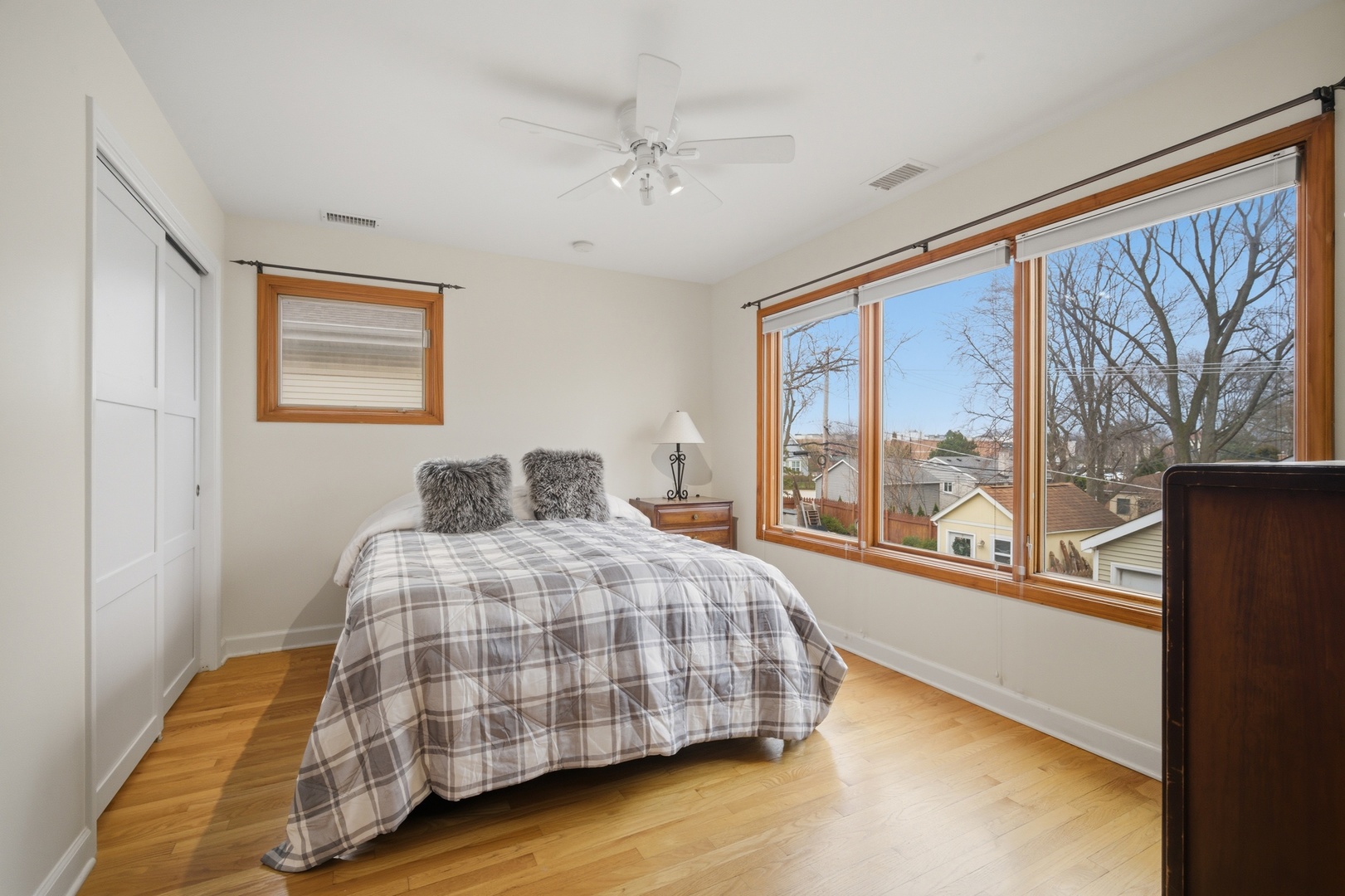 1917 Kiest Avenue Northbrook, IL 60062 - Photo 13 of 27 a bedroom with a bed and a large window