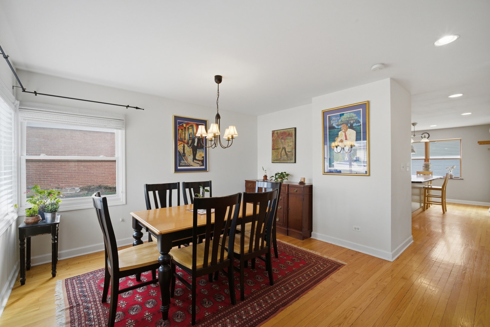 1917 Kiest Avenue Northbrook, IL 60062 - Photo 9 of 27 a view of a dining room with furniture window and wooden floor