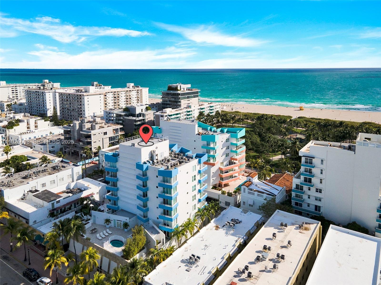 225 Collins Avenue, Unit 6J Miami Beach, FL 33139 - Photo 2 of 49 a view of city and ocean