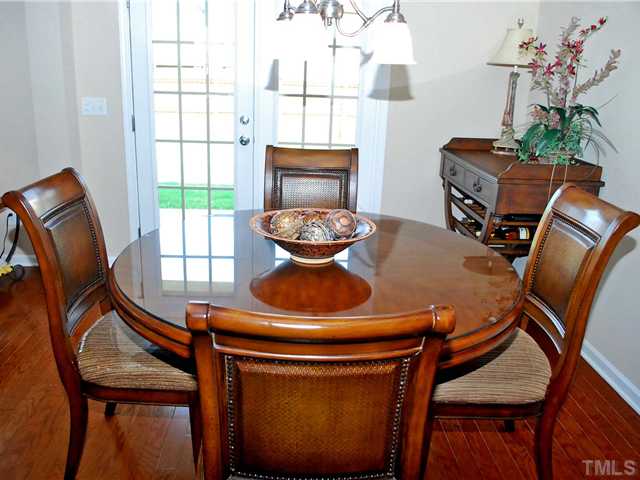 7767 Berry Crest Avenue Raleigh, NC 27617 - Photo 10 of 21 Breakfast Nook w/ Hardwoods