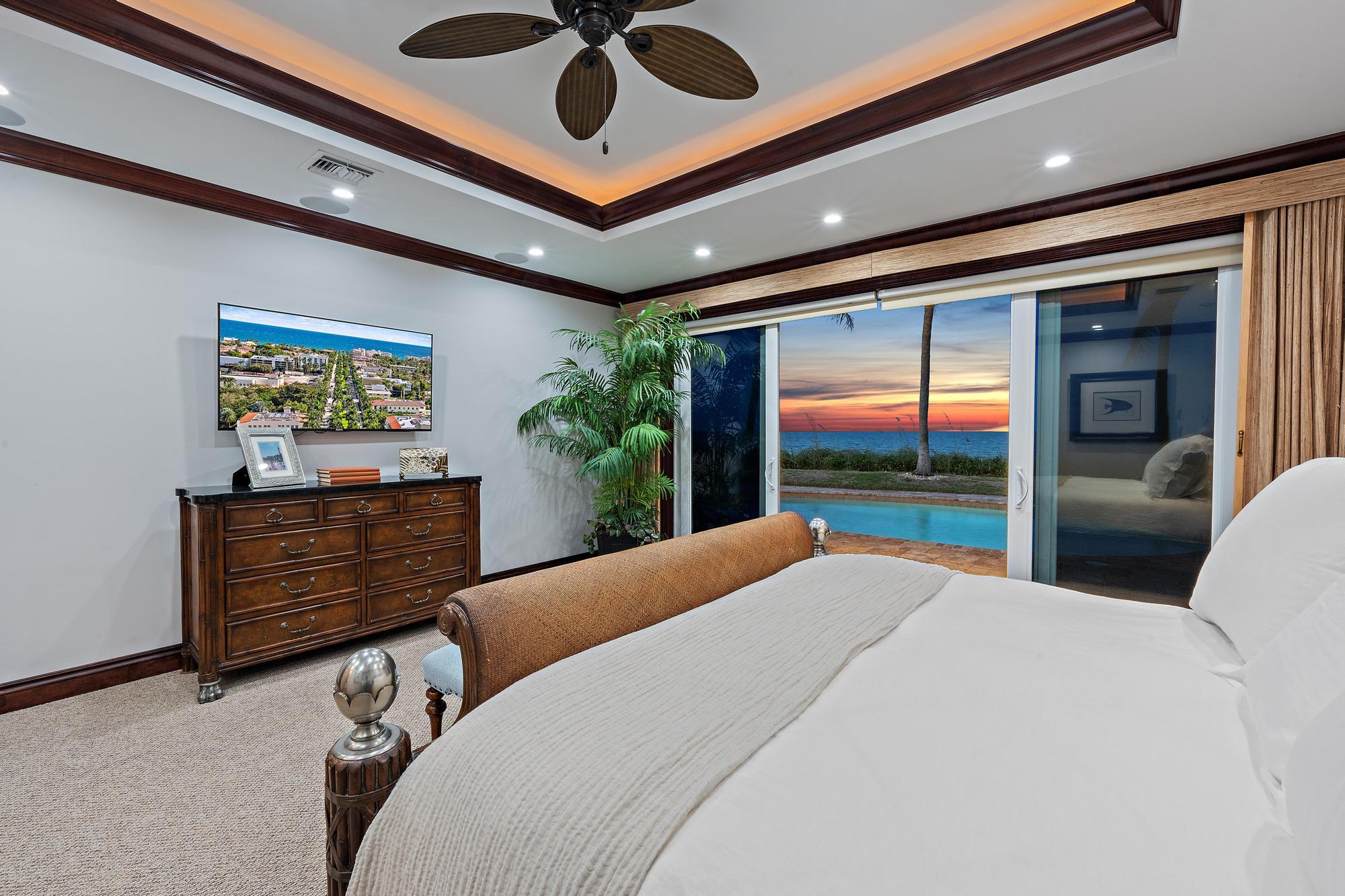 613 South Beach Road Hobe Sound, FL 33455 - Photo 50 of 74 Primary Bedroom with ocean view