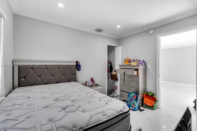 a view of a balcony with trees