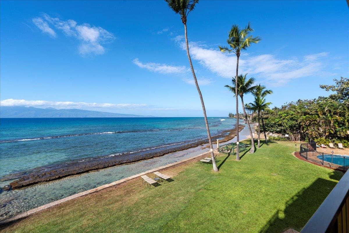 3601 Lower Honoapiilani Road, Unit 201 Lahaina, HI 96761 - Photo 34 of 37 a view of a garden with an outdoor space