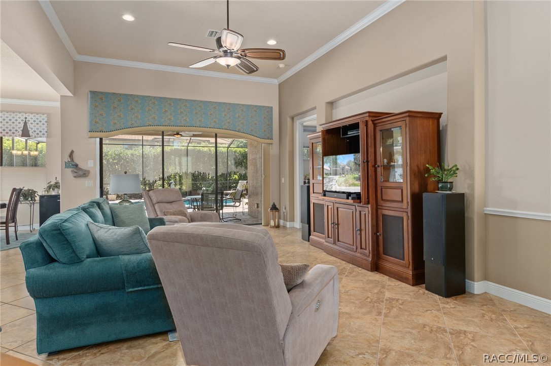 2015 North Rhodes Point Hernando, FL 34442 - Photo 8 of 82 Looking from entry to Guest Quarters across the Great Room.