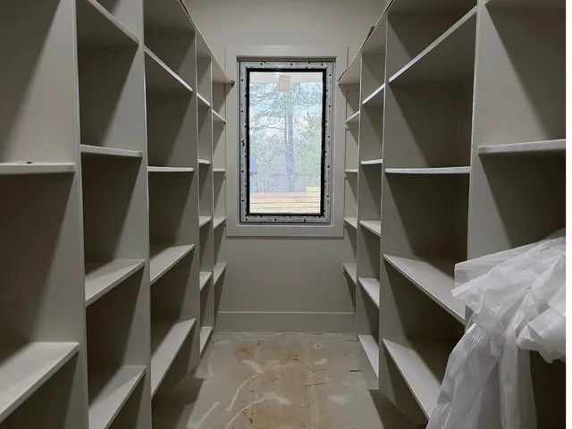 a view of closet