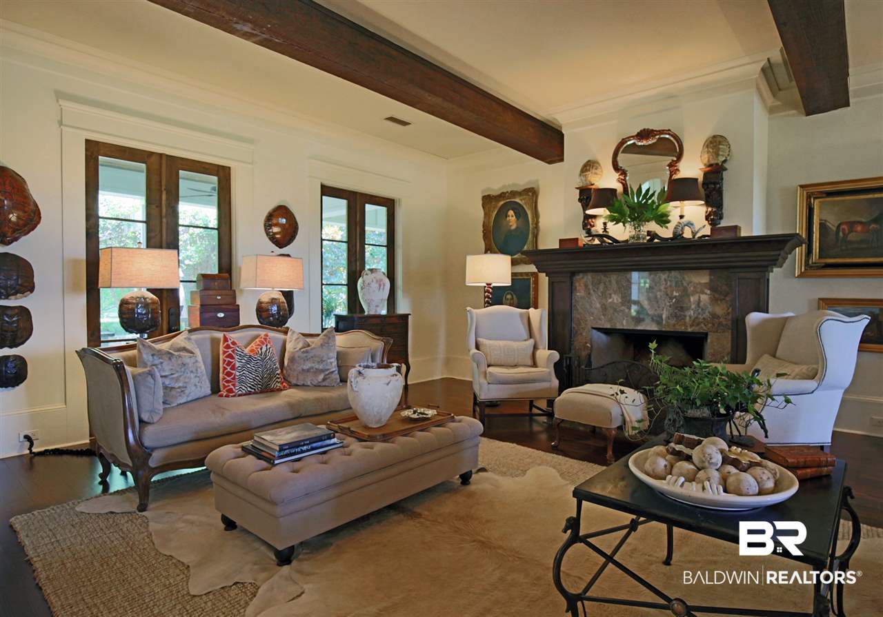 16351 Polo Club Road Fairhope, AL 36532 - Photo 9 of 50 Wood burning fireplace with gas logs