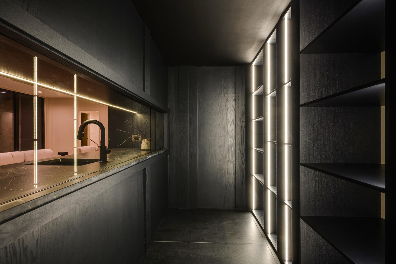 921 Sheridan Road Glencoe, IL 60022 - Photo 38 of 51 a kitchen with granite countertop a refrigerator and a sink