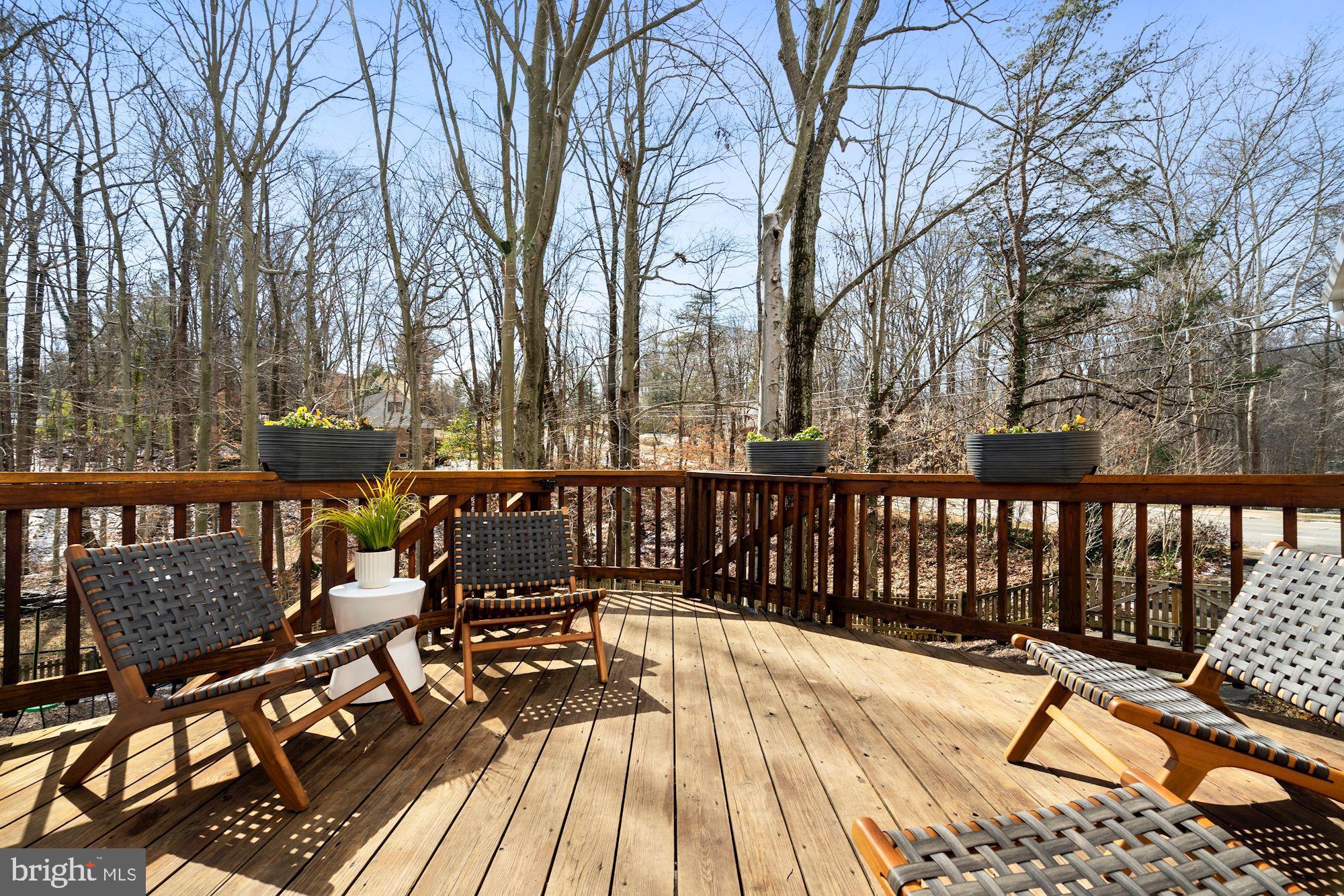 8505 Thames Street Springfield, VA 22151 - Photo 27 of 34 Back Deck