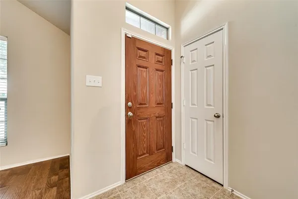 a view of a front door