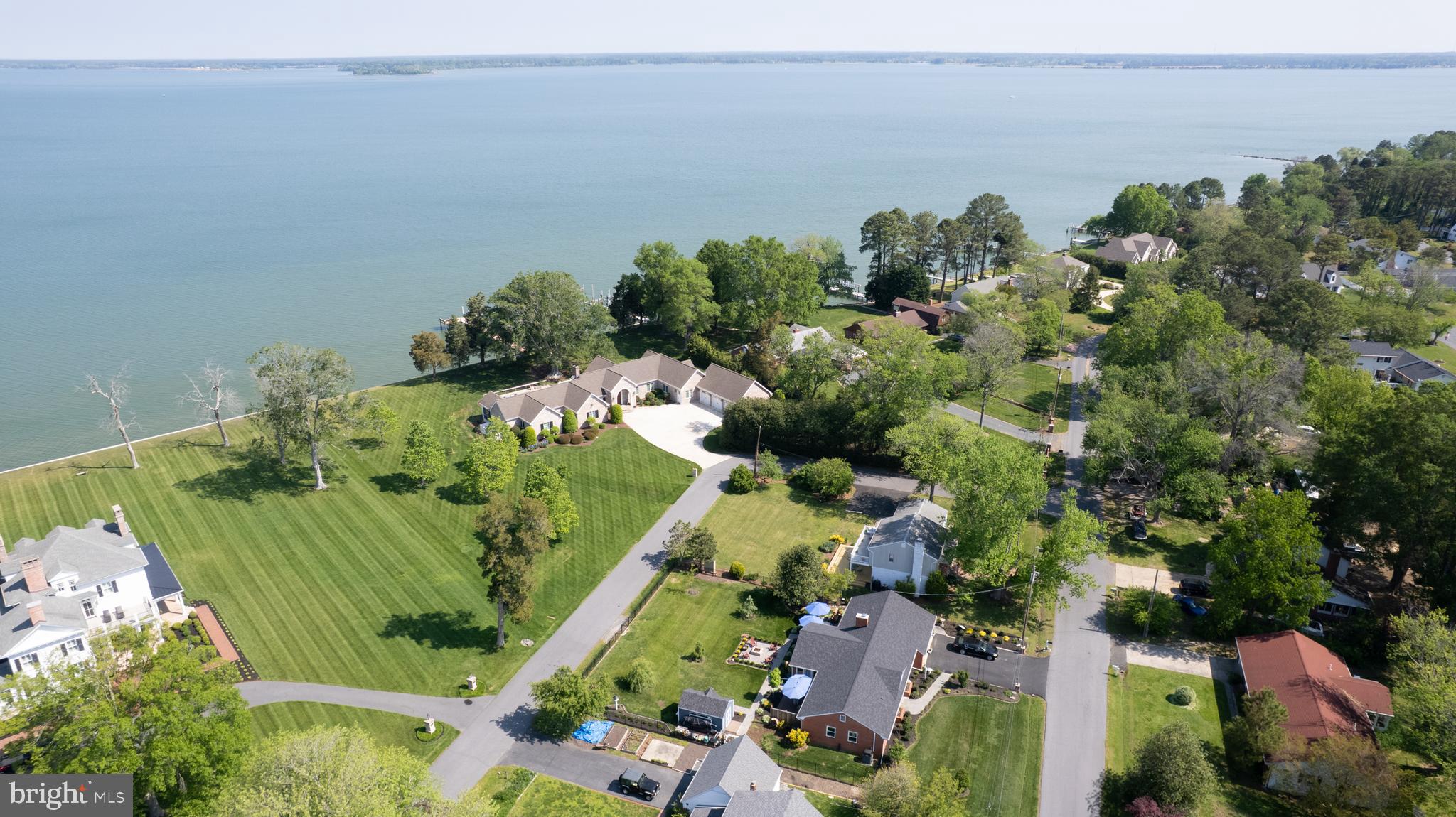 9 Hatsawap Road Cambridge, MD 21613 - Photo 11 of 78 Rear Aerial and Water View