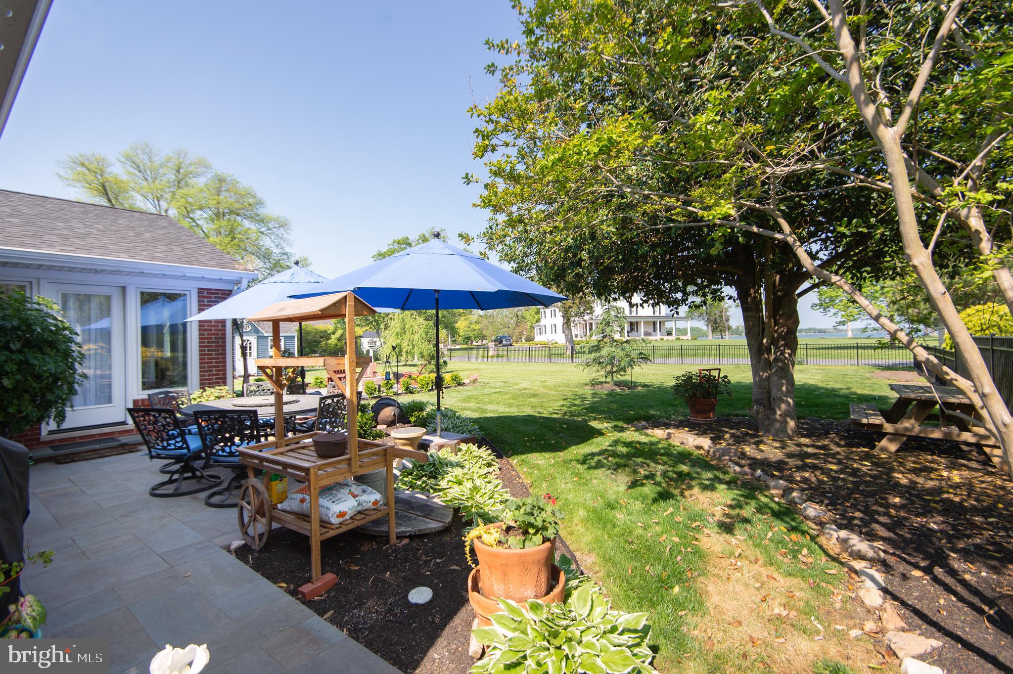 9 Hatsawap Road Cambridge, MD 21613 - Photo 54 of 78 Rear Patio with Water View