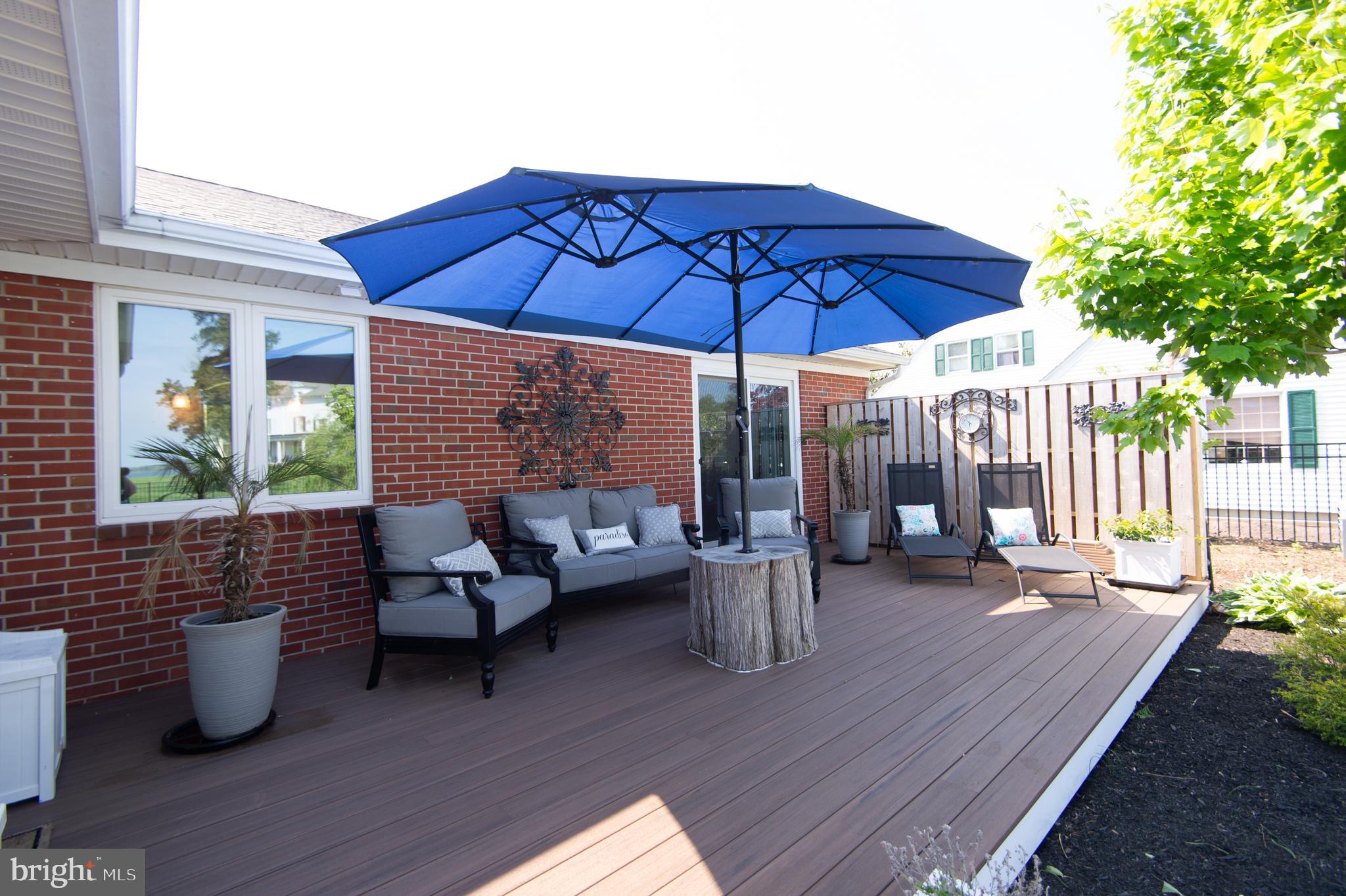 9 Hatsawap Road Cambridge, MD 21613 - Photo 63 of 78 Rear Deck with Water View