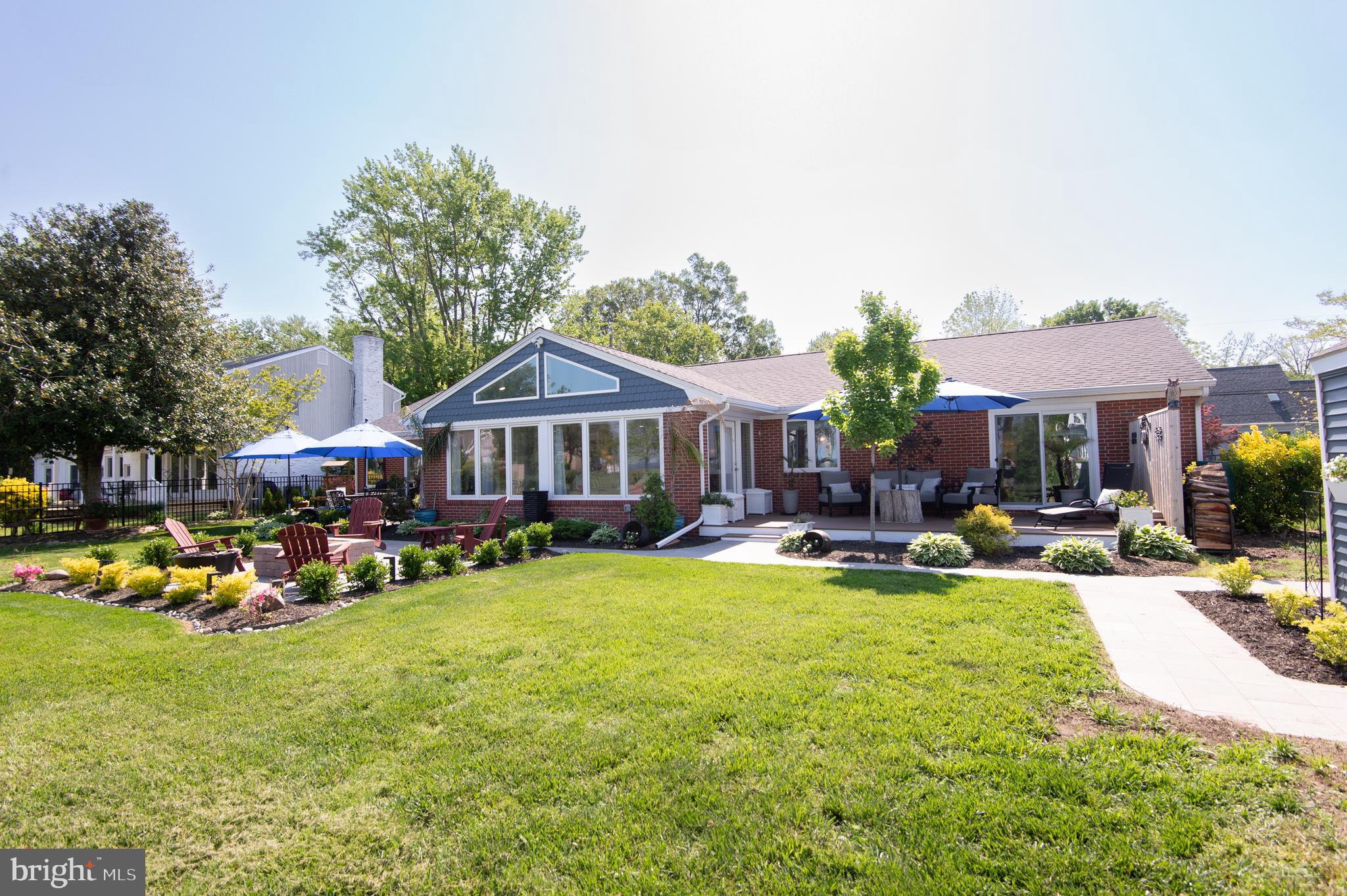 9 Hatsawap Road Cambridge, MD 21613 - Photo 68 of 78 Rear Fenced in Yard and Patio