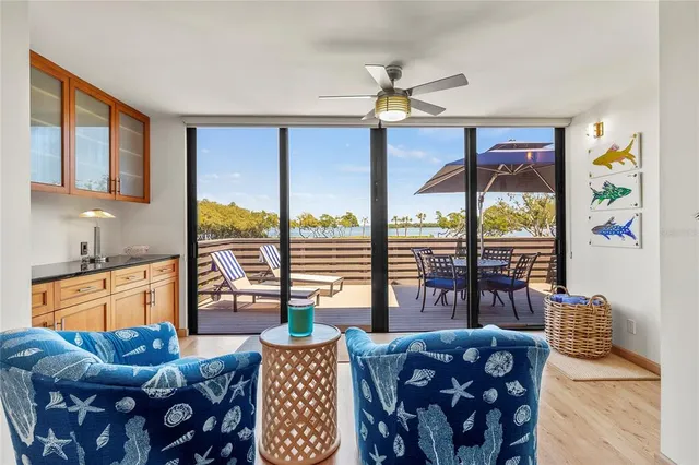 a view of a outdoor seating area with furniture