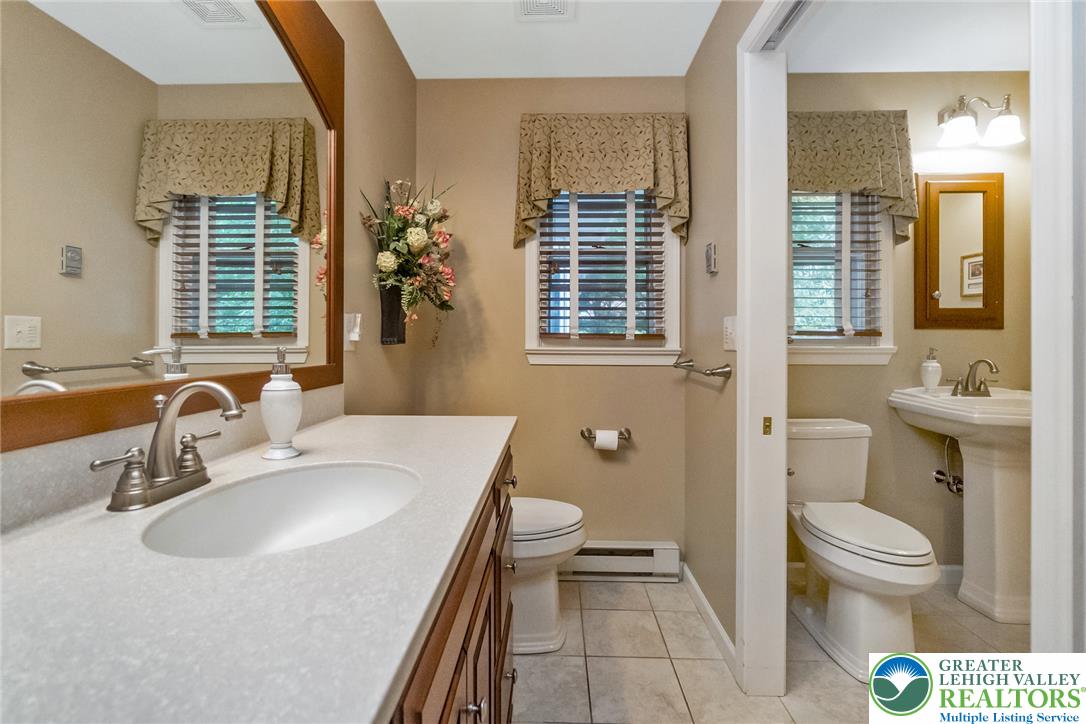 1328 Russett Road Allentown, PA 18104 - Photo 34 of 46 Functional full bathroom with ceramic tile flooring and a clean, neutral color palette.
