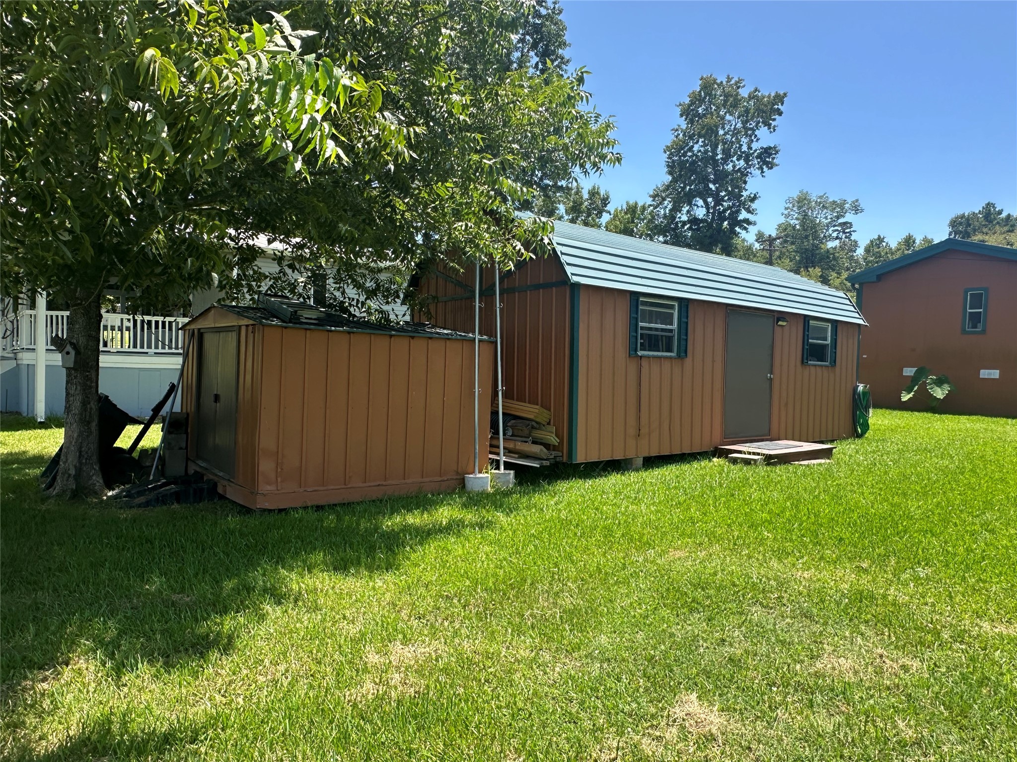 729 Lake Shore Drive Trinity, TX 75862 - Photo 38 of 38 a view of backyard with cabin