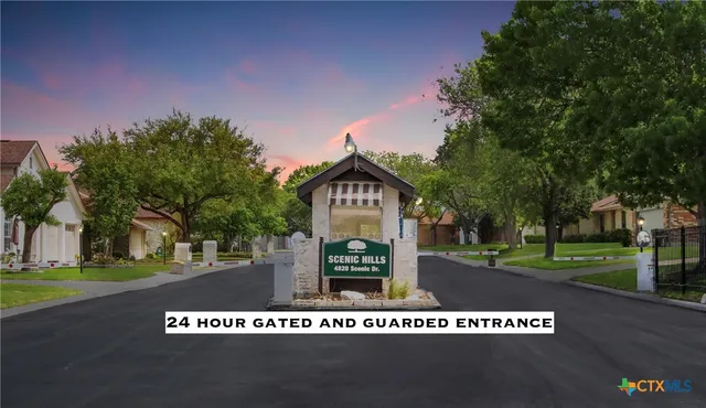 a view of a park that has a lots of trees and plants