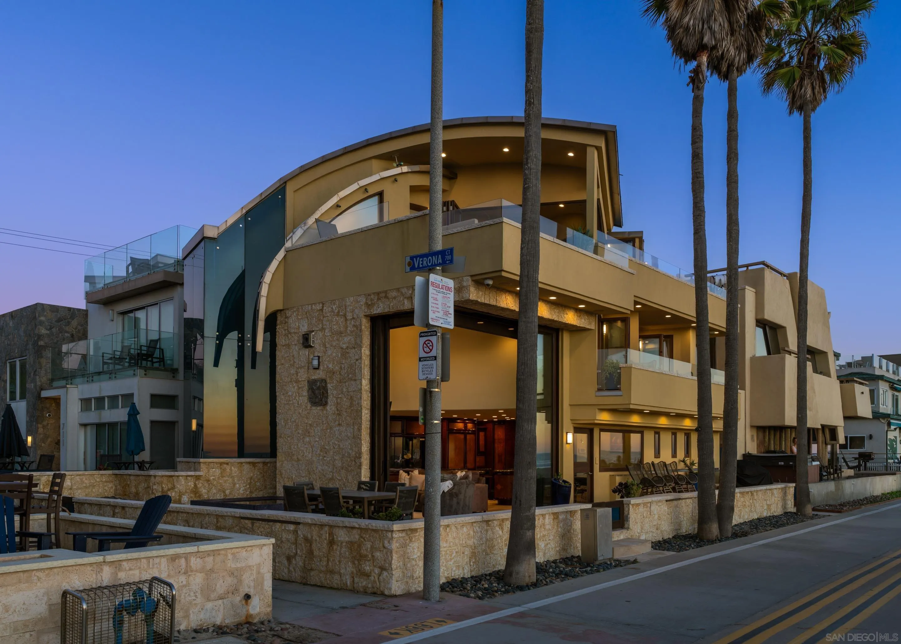 3921 Ocean Front Walk San Diego, CA 92109 - Photo 32 of 32 a front view of a building with street