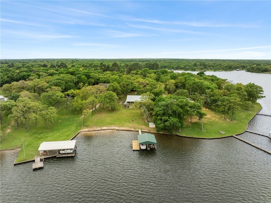 10959 Clyde Acord Road Franklin, TX 77856 - Photo 35 of 44 an aerial view of a house with a yard