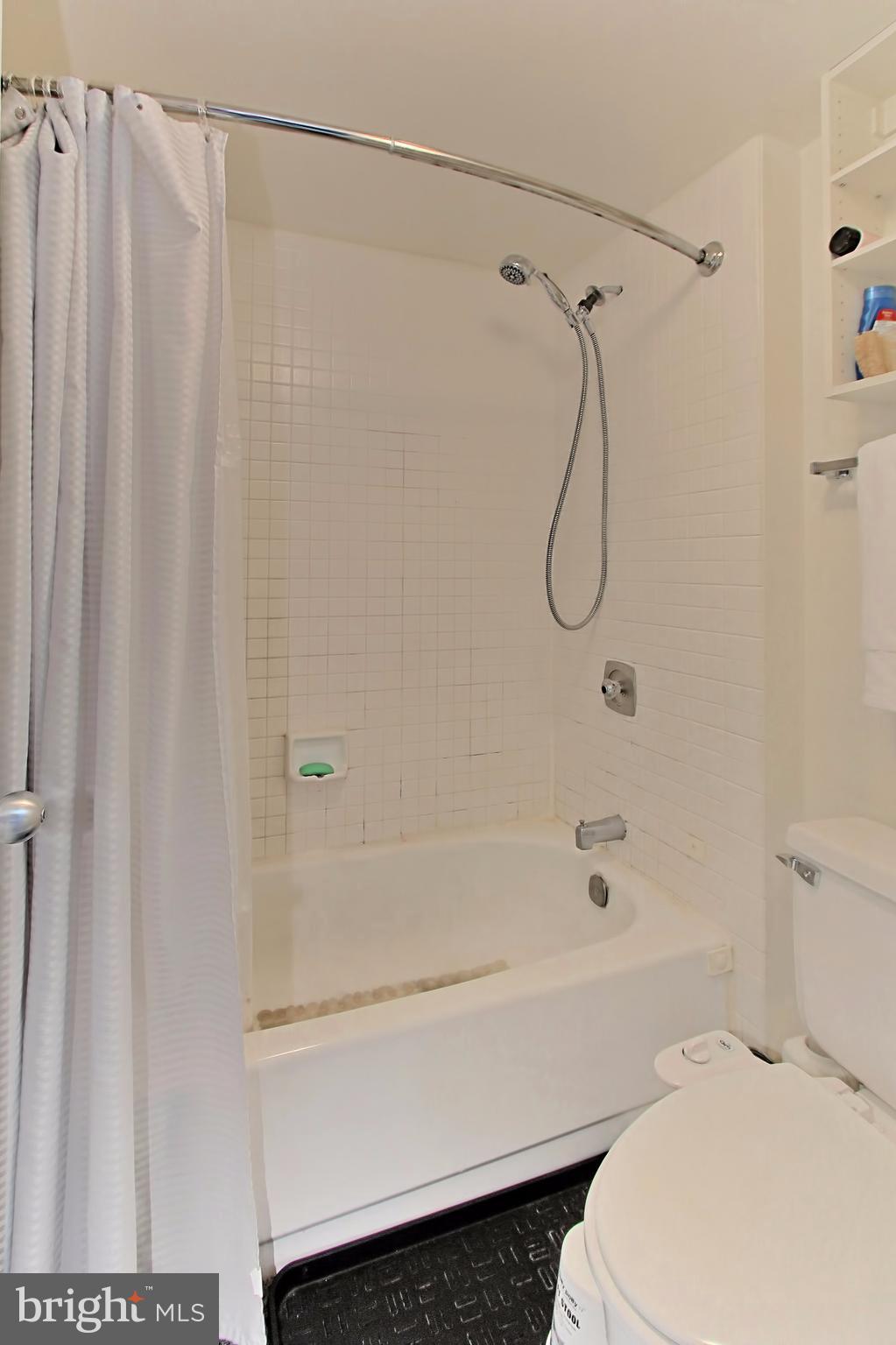 5501 Seminary Road, Unit 314S Falls Church, VA 22041 - Photo 21 of 30 a bathroom with a toilet and a shower
