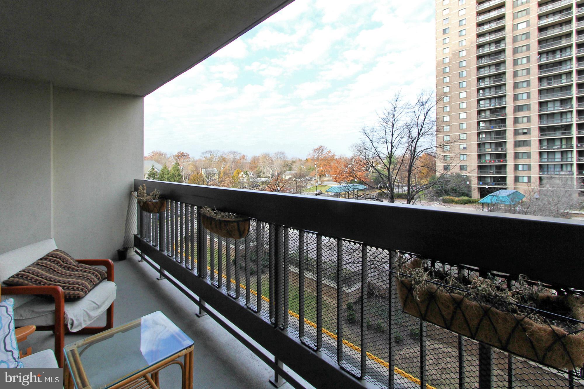 5501 Seminary Road, Unit 314S Falls Church, VA 22041 - Photo 24 of 30 a view of balcony with wooden floor