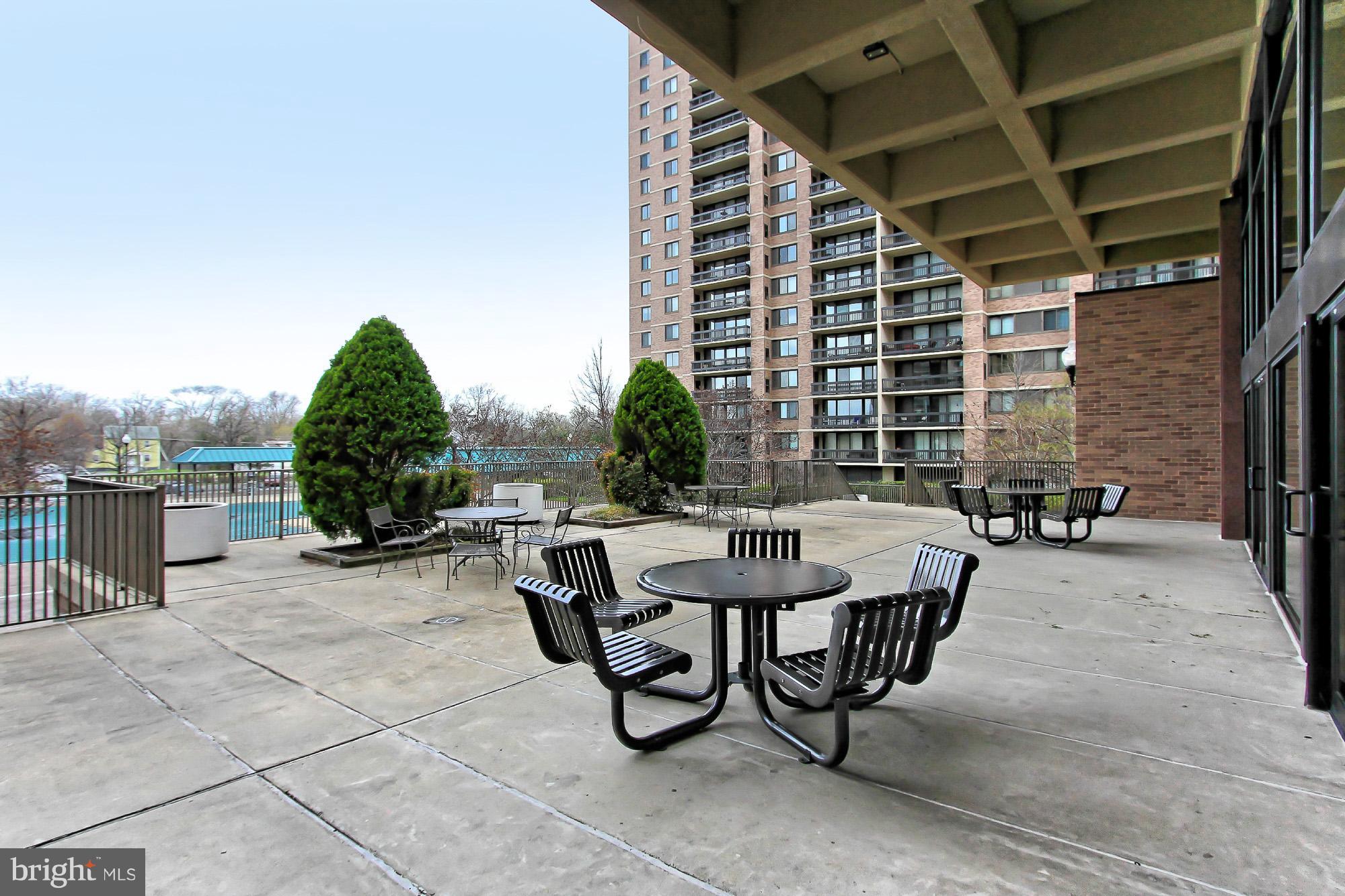 5501 Seminary Road, Unit 314S Falls Church, VA 22041 - Photo 30 of 30 a view of a dinning table and chairs in the patio