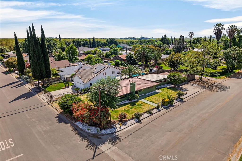 351 2nd Street Hamilton City, CA 95951 - Photo 39 of 52 an aerial view of a house with a garden and lake view