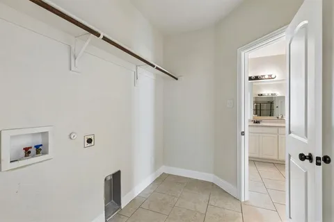 a view of an entryway with hallway