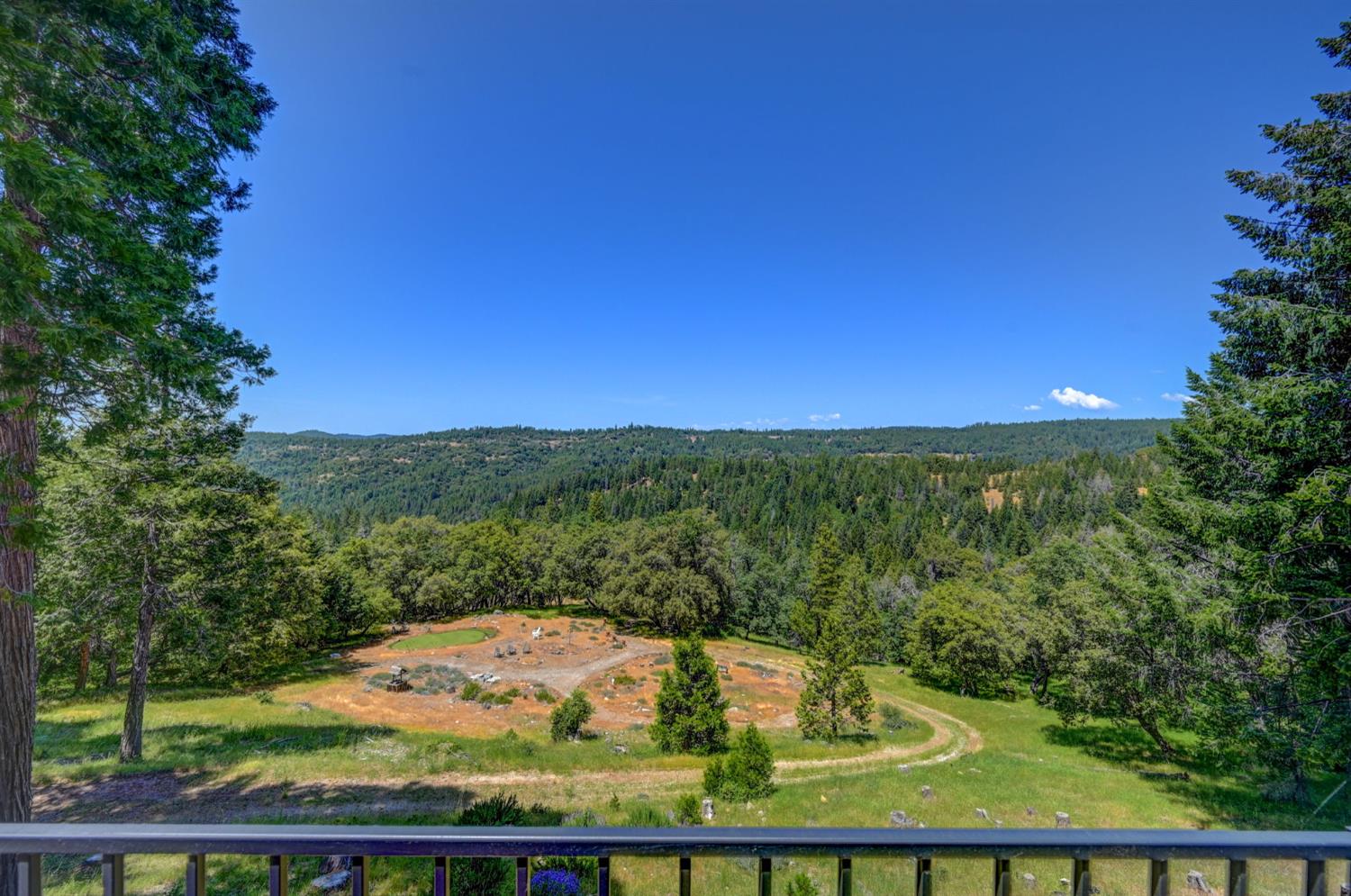 24835 Shake Ridge Road Volcano, CA 95689 - Photo 5 of 79 a view of a small yard with large trees