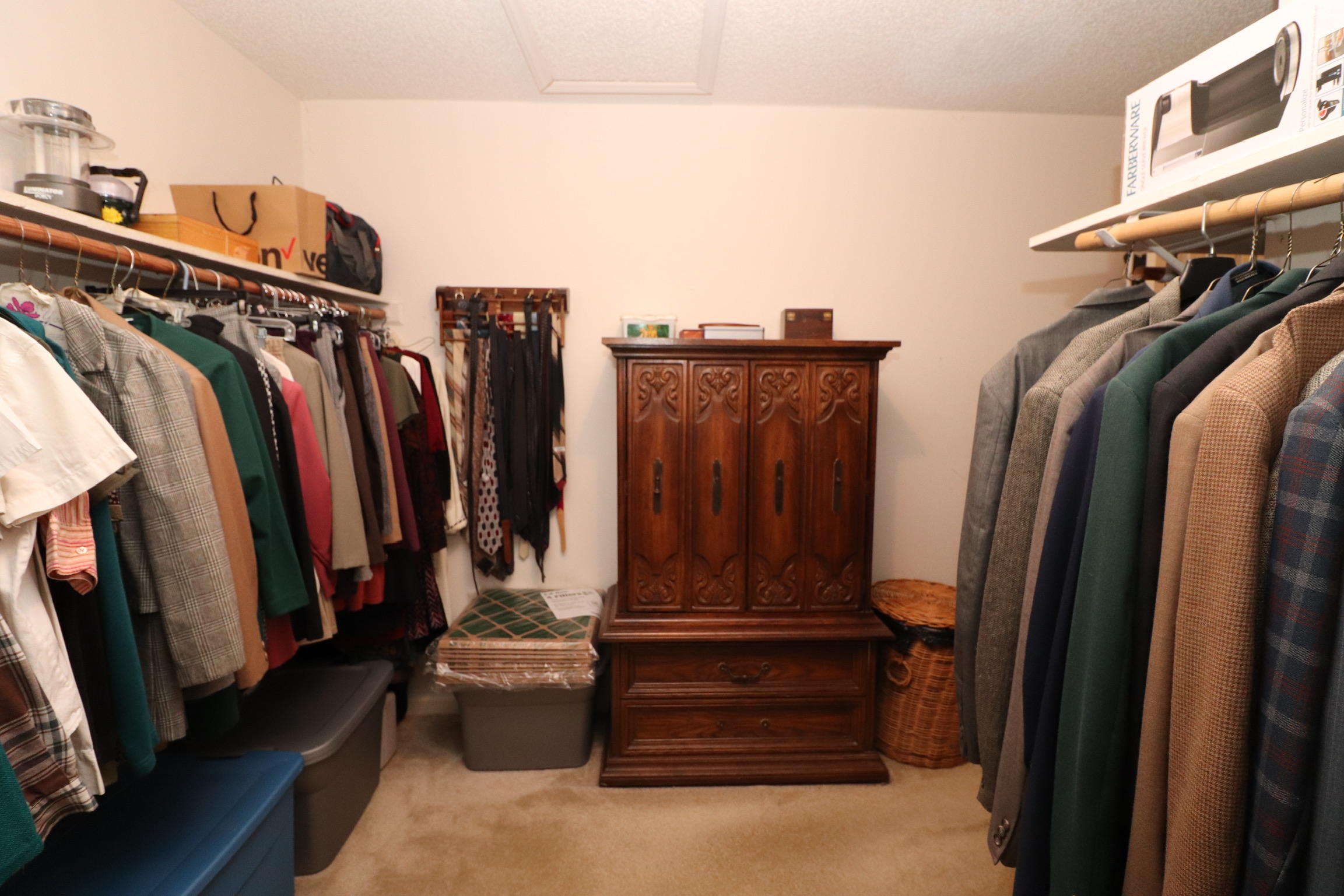 1658 Dugspur Road Callaway, VA 24067 - Photo 14 of 35 a view of walk in closet with clothes and shoes