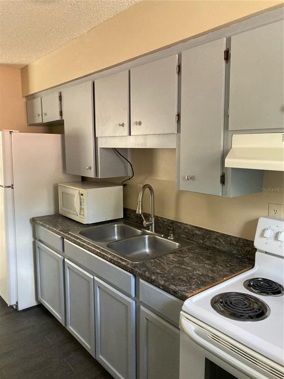 1306 Golconda Road Lakeland, FL 33801 - Photo 3 of 13 a kitchen with granite countertop a sink a stove and refrigerator