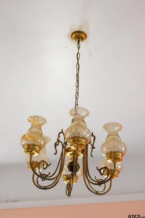 a view of a wooden door with a gate