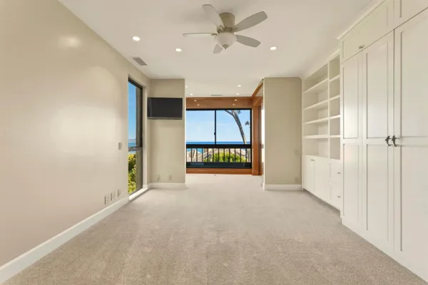 a view of beach and ocean