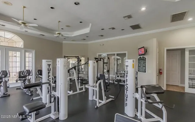a view of a porch with a patio
