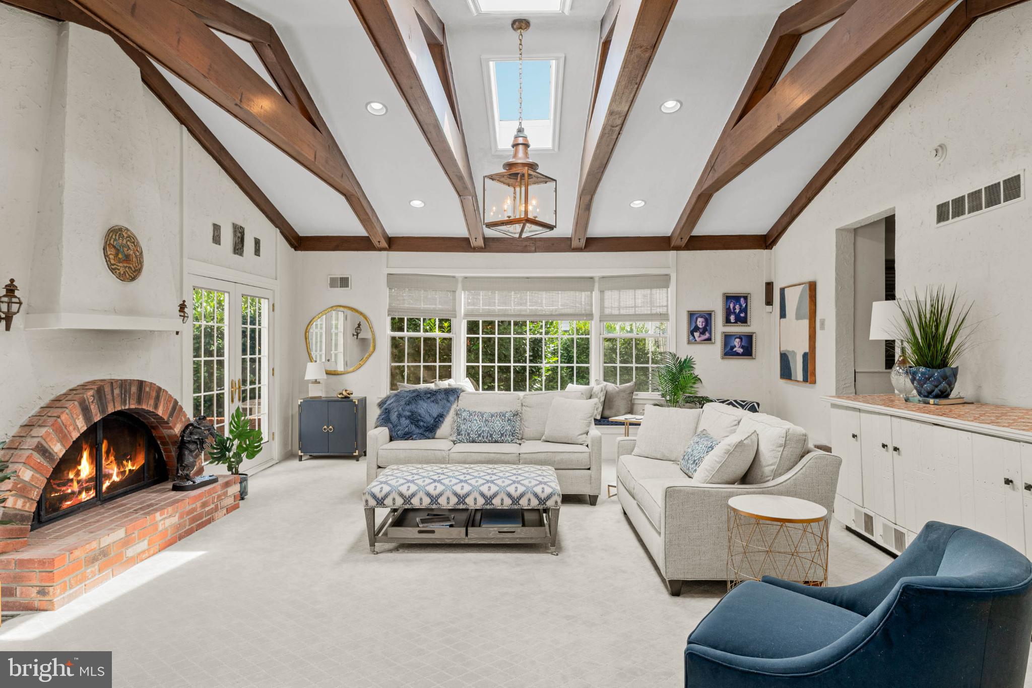407 Fairview Road Penn Valley, PA 19072 - Photo 20 of 59 Inviting living space with high ceilings & beams.
