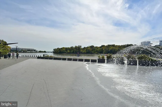 a view of a terrace with seating area