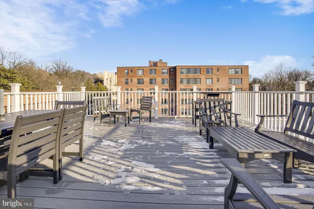 a view of balcony and yard