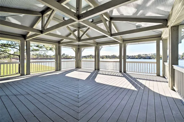 a view of wooden floor in an empty room