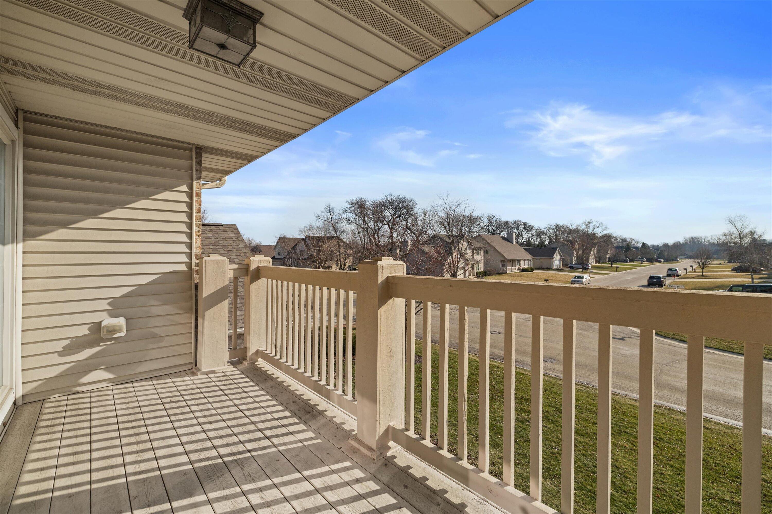 1540 Raintree Lane, Unit 128 Mount Pleasant, WI 53406 - Photo 4 of 31 balcony